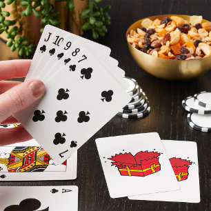 Open Present Playing Cards