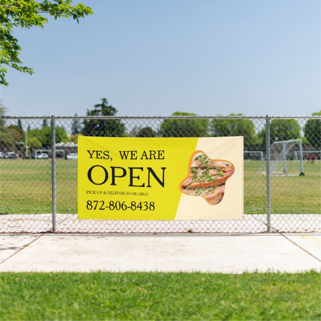 Open Restaurant Custom Banner (Insitu)