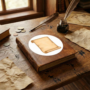 Open Scroll Stickers