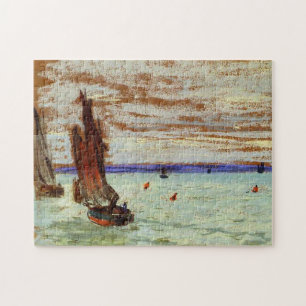 Open Sea Monet Fine Art Jigsaw Puzzle