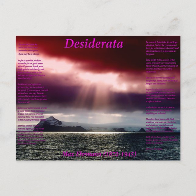 Open Sea Postcard (Front)