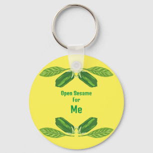 Open sesame designer Keychain