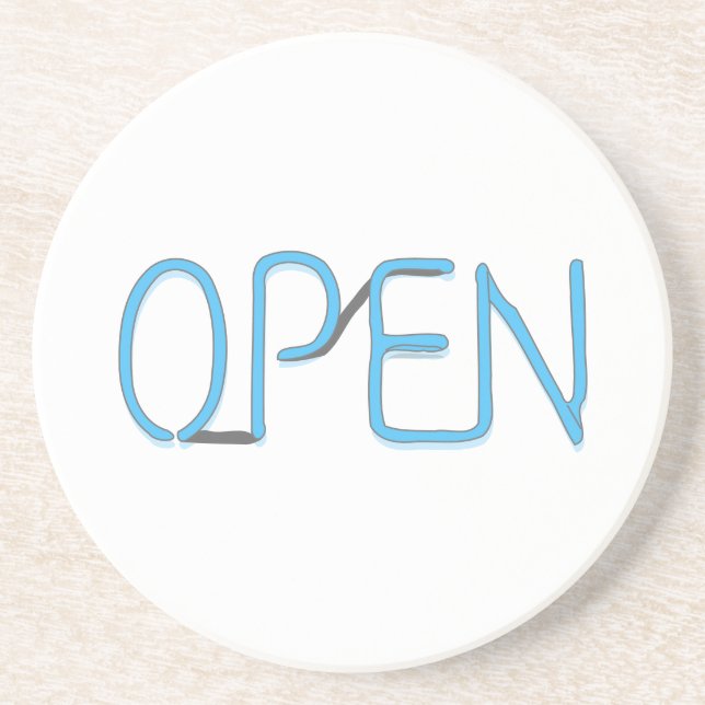 Open Sign Coasters (Front)