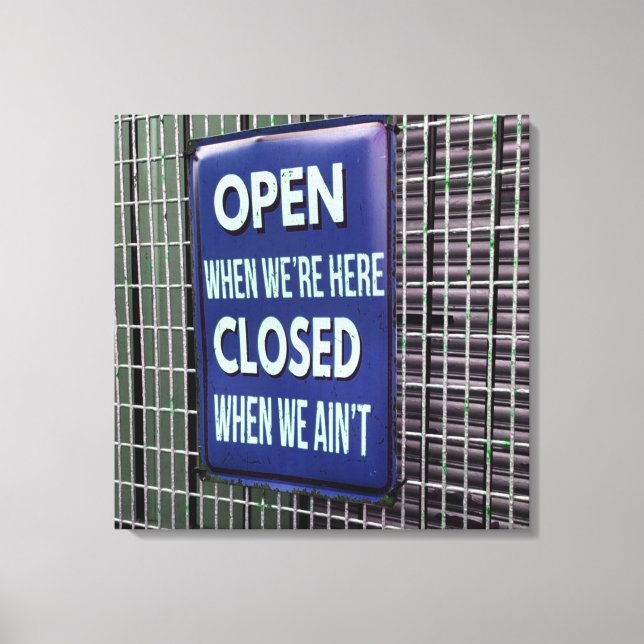 Open Sign Funny, Closed Sign Funny (Front)