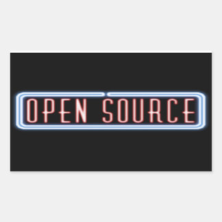 Open Source Neon Sign Sticker
