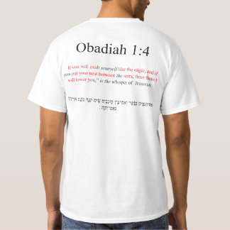 Open Source Translation Obadiah 1:4 T-Shirt