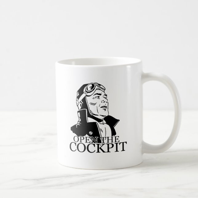 Open the cockpit coffee mug (Right)