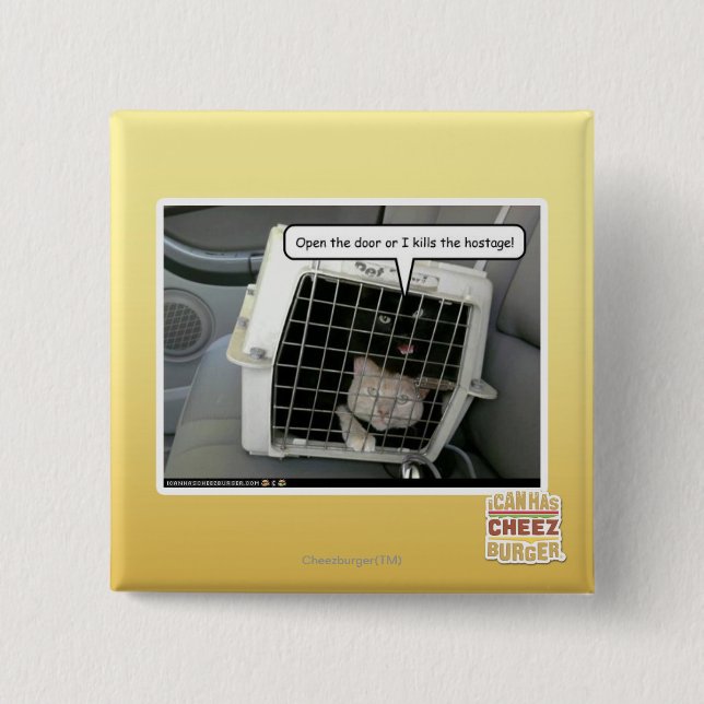Open the door 2 inch square button (Front)