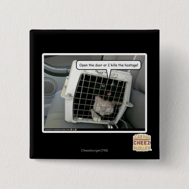 Open the door 2 inch square button (Front)
