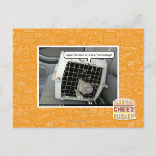 Open the door postcard