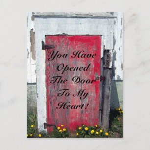 Open The Door To My Heart Postcard