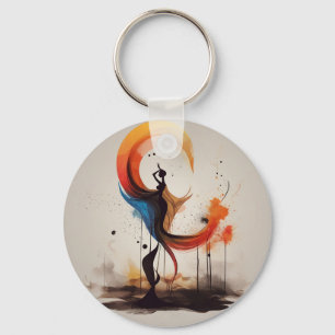 open to heart keychain