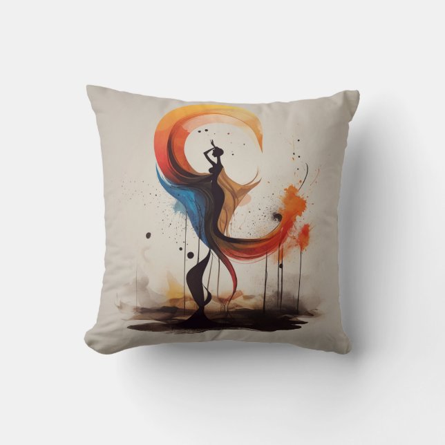 open to heart throw pillow (Front)