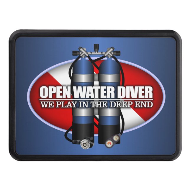 Open Water Diver (ST) Trailer Hitch Cover (Front)