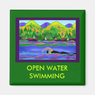 Open Water Solo Magnet