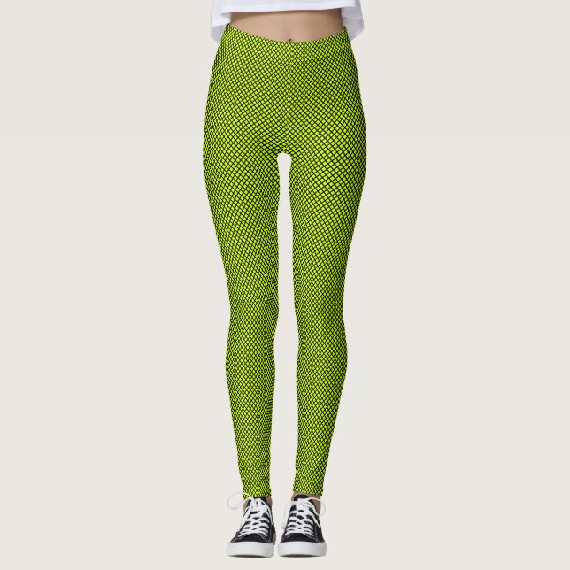 Open Weave Crosshatch Leggings (Front)