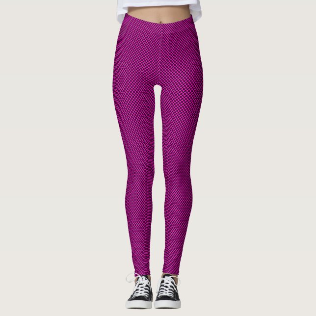 Open Weave Crosshatch Leggings (Front)
