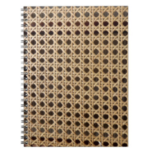 Open Weave Rattan Cane Photo Notebook
