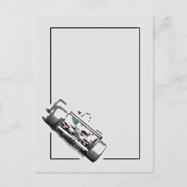 Open Wheel Racer Postcard (Front)