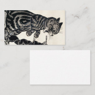 Open Wide by Louis Wain Business Card