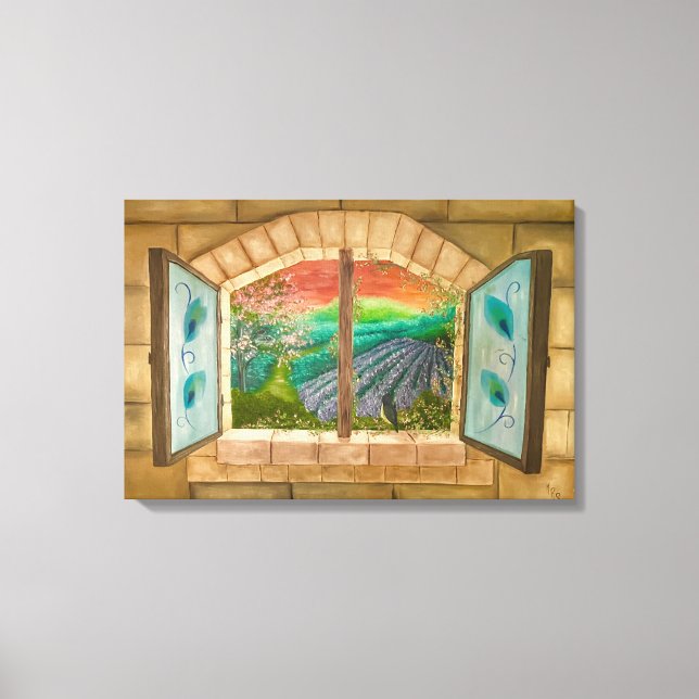 Open Window Canvas Print (Front)