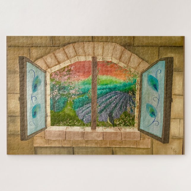 Open Window Jigsaw Puzzle (Horizontal)
