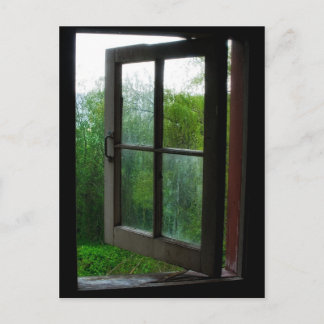 Open Window Postcard