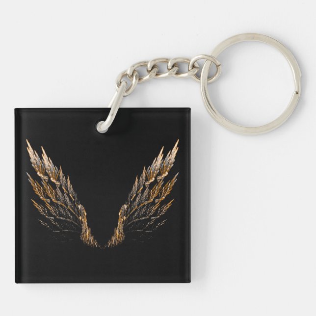 Open Wings Keychain (Back)