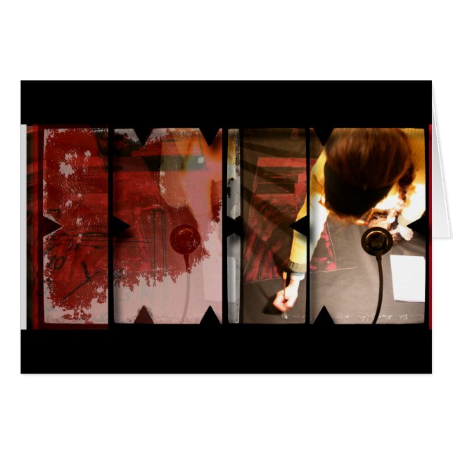 Open Work about Open Red 4 Photomontage (Front Horizontal)