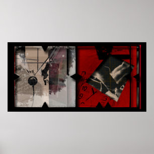 Open Work sur Open Red 12 Photomontage Poster