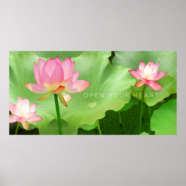 'Open Your Heart' Poster (Front)