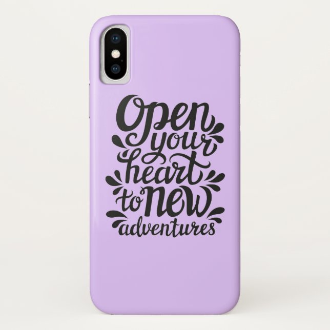 Open Your Heart To New Adventures Case-Mate iPhone Case (Back)