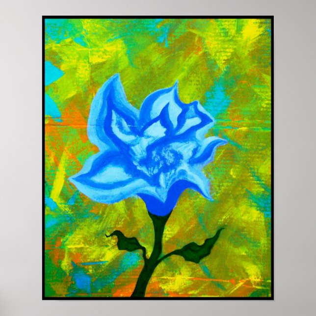 Opened Blue Poster (Front)