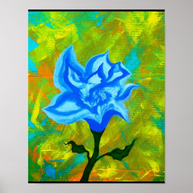 Opened Blue Poster (Front)
