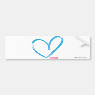OpenHeart Aqua Bumper Sticker