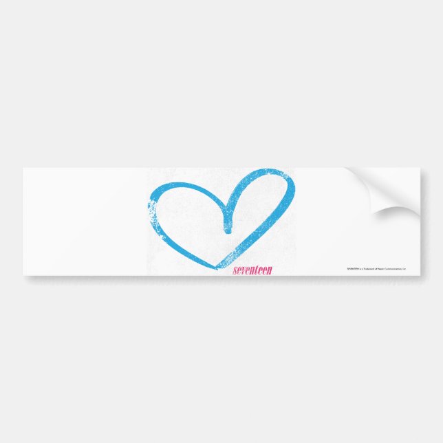 OpenHeart Aqua Bumper Sticker (Front)
