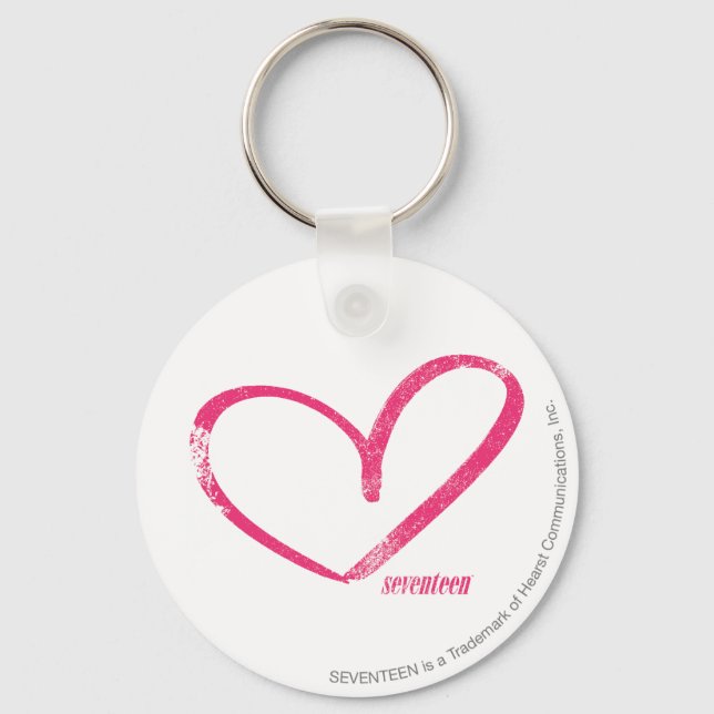 OpenHeart Magenta Keychain (Front)