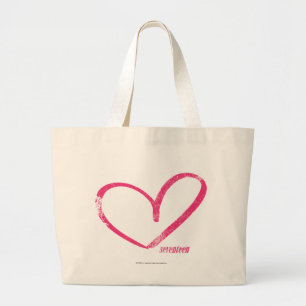OpenHeart Magenta Large Tote Bag