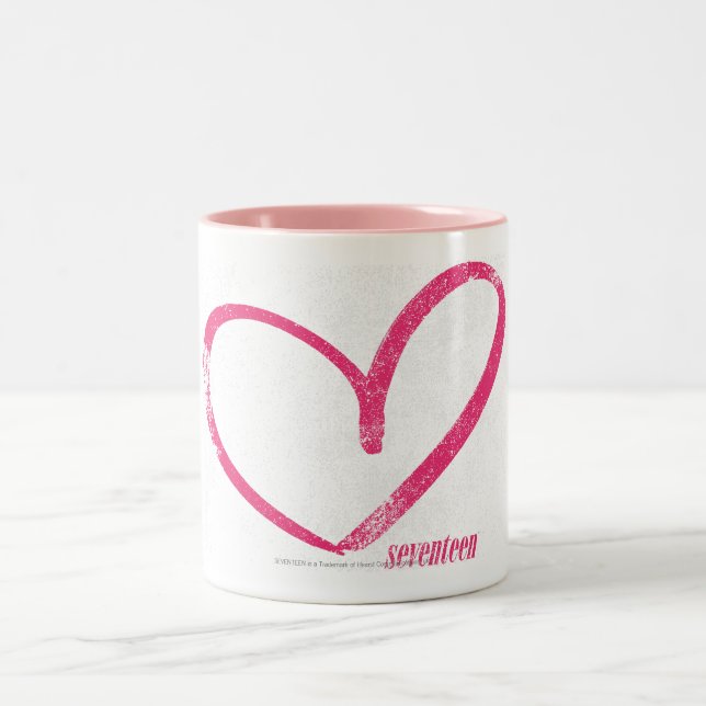 OpenHeart Magenta Two-Tone Coffee Mug (Center)