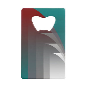 Opening curtains credit card bottle opener
