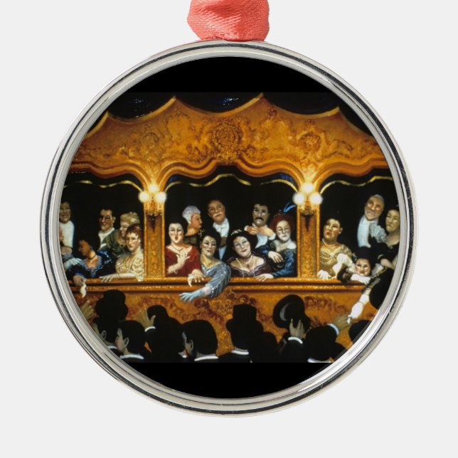 Opening Night at La Fenice Metal Ornament (Front)