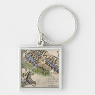 Opening of the Battle of the Little Big Horn (ink Keychain
