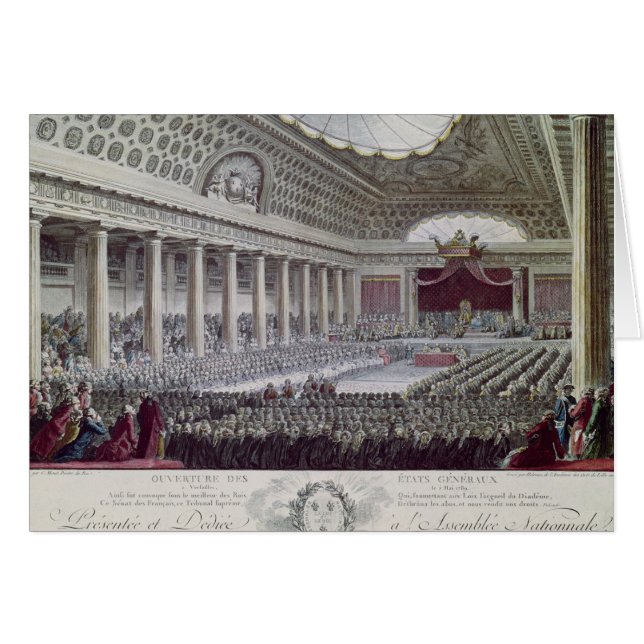 Opening of the Estates General at Versailles (Front Horizontal)