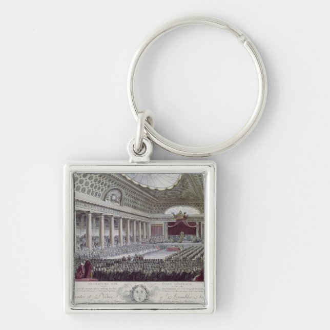 Opening of the Estates General at Versailles Keychain (Front)