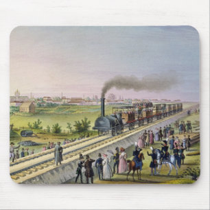 Opening of the First Railway Line Mouse Pad