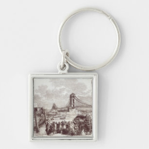 Opening of the Hungerford Suspension Bridge Keychain