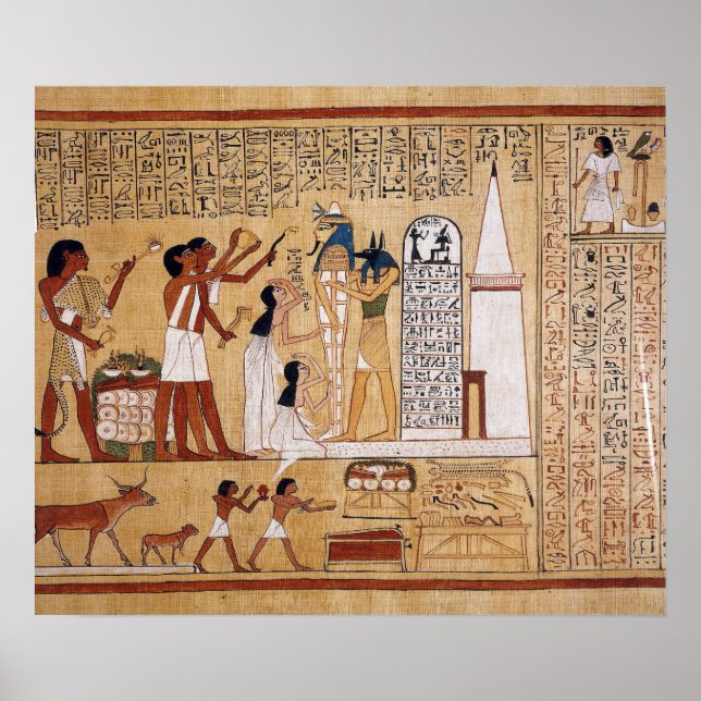 Opening of the Mouth Ceremony Book of the Dead Poster (Front)