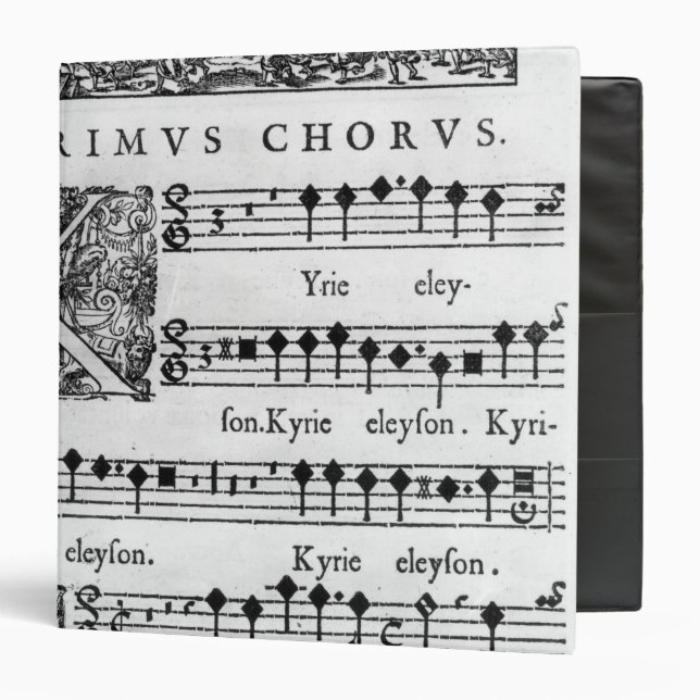 Opening page of the Mass for Double Choir Binder (Front/Inside)