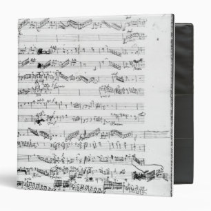 Opening page of the score of 'Les Paladins' Binder