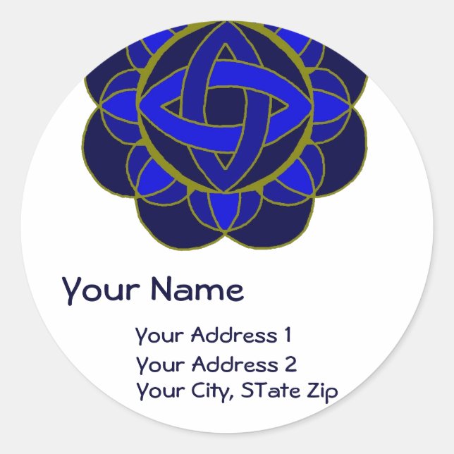 "Opening the 3rd Eye Chakra" Address Label (Front)